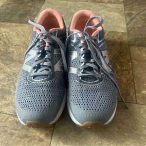 New Balance Gray and Pink Women's 520v3 Running Sneakers